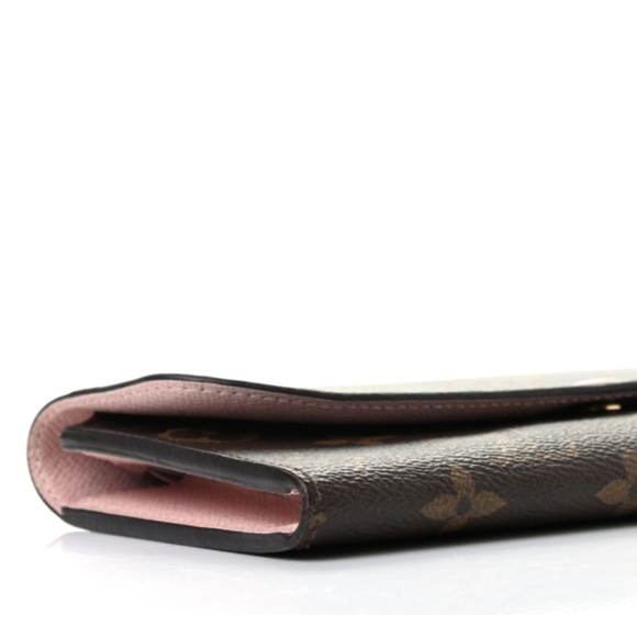 🎉LOUIS VUITTON Monogram Rose Ballerine Emilie Wallet! Comes with dust bag!💓 - Picture 9 of 12